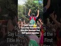 Spain fans in Mexico City celebrate World Cup triumph