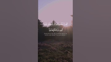 《الحجرات، الآية ١٢》