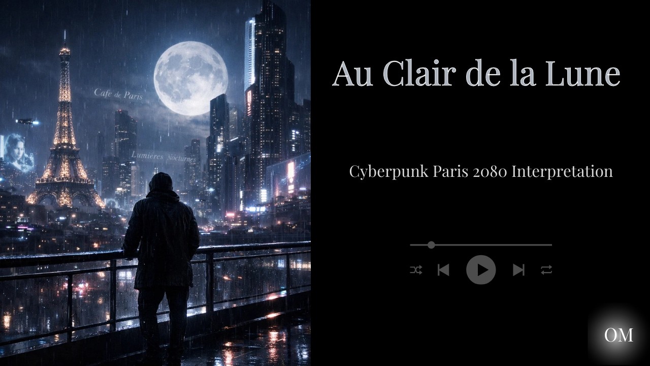 Au Clair de la Lune | Cyberpunk Paris 2080 Interpretation