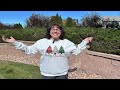 Christmas sweatshirt - my weight, height , and size! Christmas Sweatshirts for Women:Xmas Tree Sweat