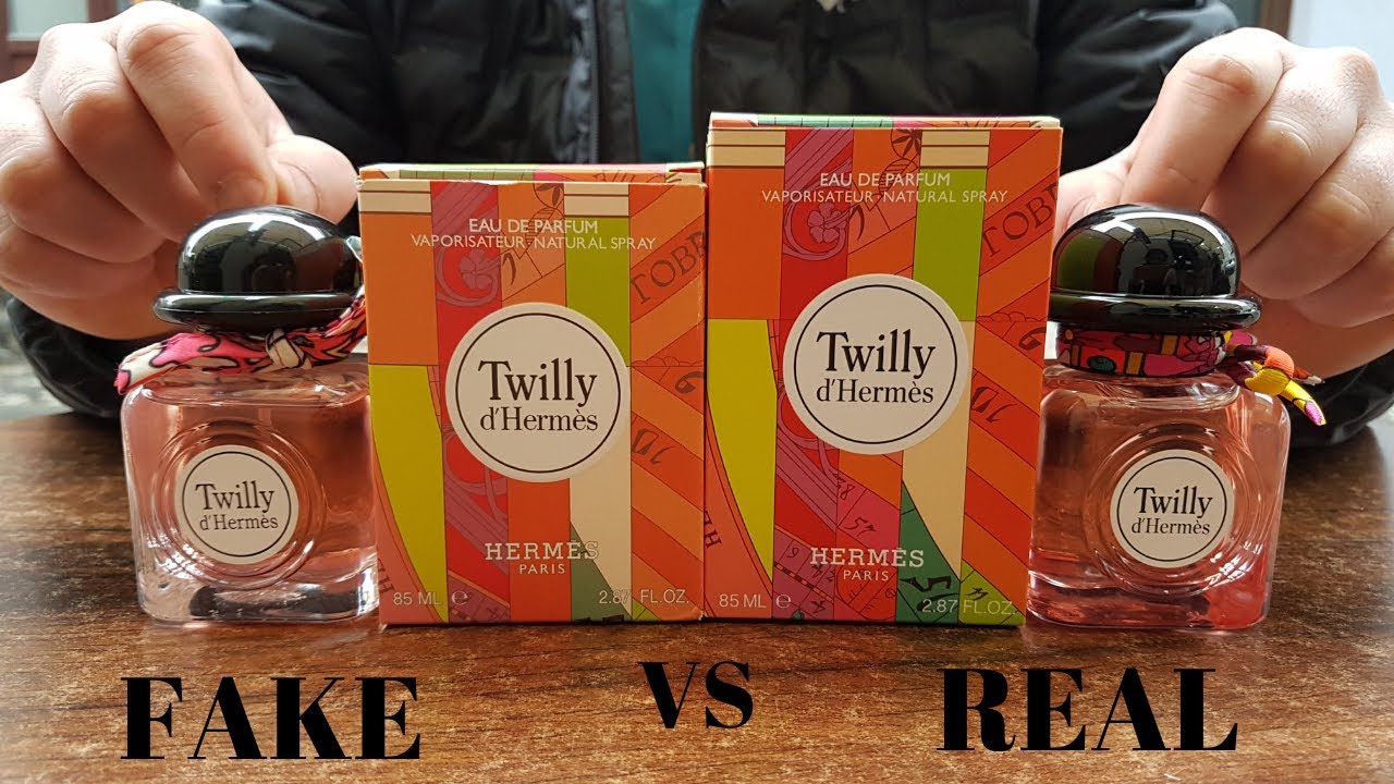 Fake vs Real Twilly D'Hermes Perfume - YouTube