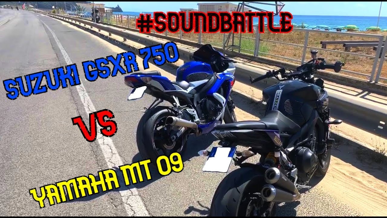 Yamaha Mt 09 Vs Suzuki Gsr 750