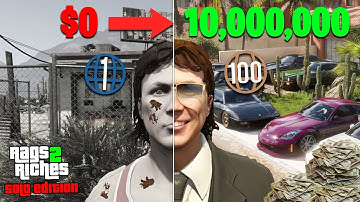 How to Start as a Level 1 in GTA Online in 2025 | Rags to Riches Solo (Complete Guide Supercut)