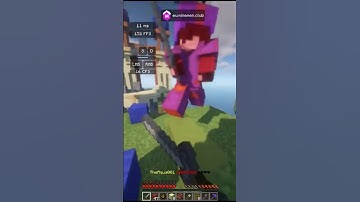 PvP Minecraft but with SHADERS #shaders #hypixel #fireballfight