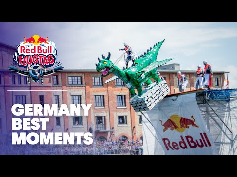 New WORLD RECORD flight at Red Bull Flugtag Germany 2012