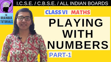 Playing With Numbers l Maths for Class 6 l Factors and Multiples