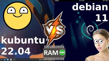 Kubuntu 22.04 vs Debian 11: RAM Usage