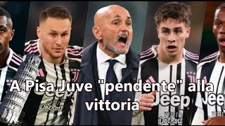 A Pisa Juve Pendente Alla Vittoria