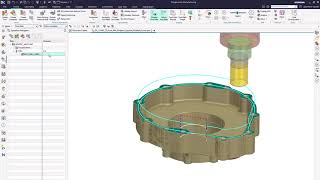 Multi-Level Support for 2D Face Mill Mid Pass Operation in NX CAM