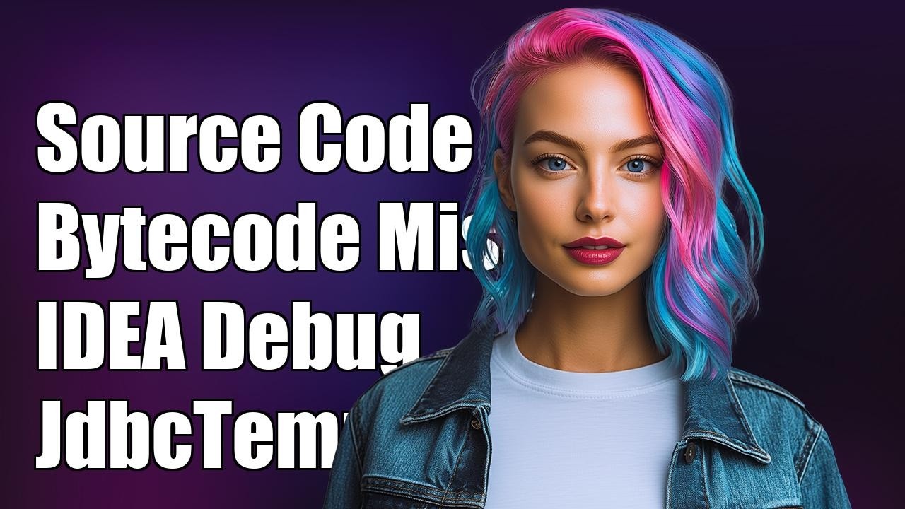 'Source code does not match the bytecode' use IDEA debug JdbcTemplate ...