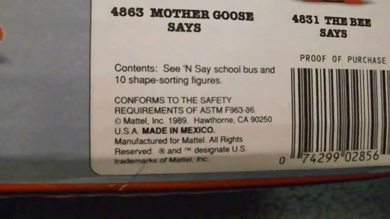 Vintage See n Say School Bus Talking Toy Review YouTube Vintage See n Say School Bus Talking Toy Review YouTube