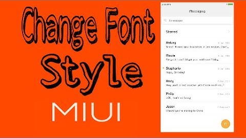How To Change Font Style in Redmi Phone Without ROOT 100% Work