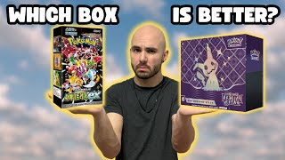 BATTLE OF THE BOXES!! | Pokemon TCG Shiny Treasure EX Booster Box VS Paldean Fates Elite Trainer Box