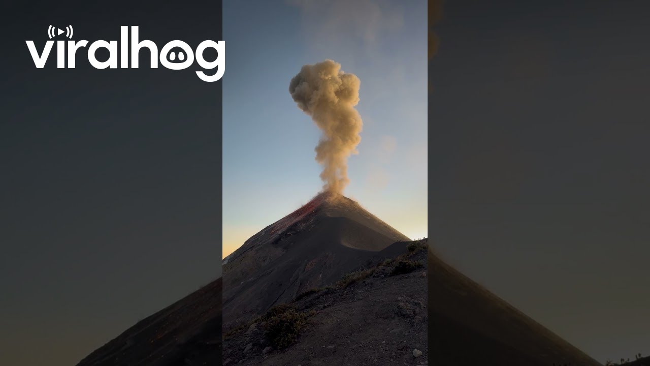 Восхождение на действующий вулкан || ViralHog