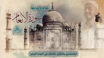 تلاوة ندية  |  ما تيسرمن سورة الانعام  |  بصوت الشيخ معاذ احمد  | Sheikh Muaz Ahmad