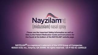NAYZILAM® (midazolam) nasal spray, CIV Indication and Important Safety Information