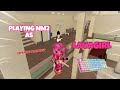 Lavagirl destroys teamers in mm2  gameplay keyboard asmr