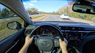 2019 Toyota Camry XSE V6 - POV Test Drive | 0-60