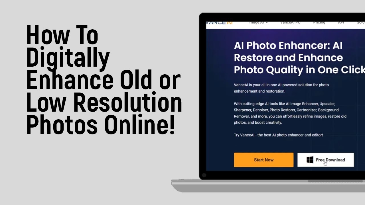 How to Digitally Enhance Old or Low Resolution Photos Online [easy]