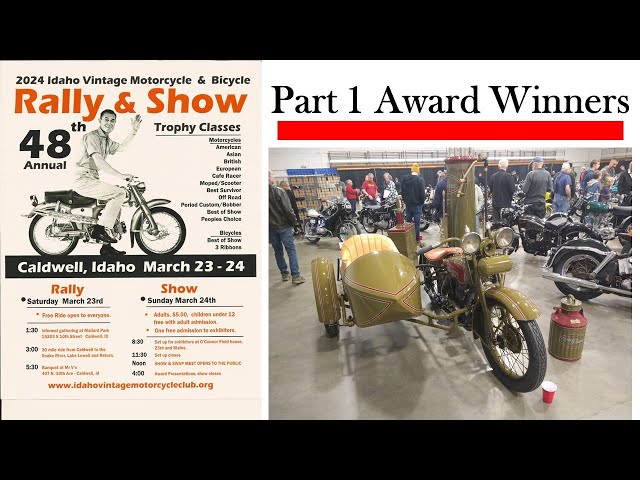 2024 Idaho Vintage Motorcycle & Bicycle Show Award Winners - YouTube
