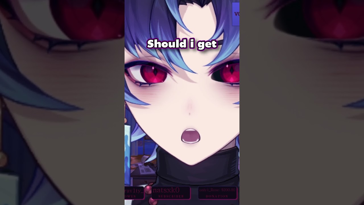 look into my mouth #vtuber #anime #fnaf