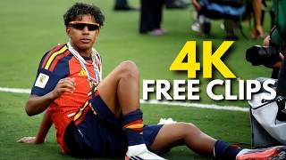 Lamine Yamal • 4k Free Clips • Clips for edits • Upscaled• Best Scene Pack • No Watermark
