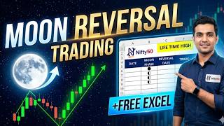 Nifty Time Machine 💎 Moon Reversal Trading Strategy + Free 2026 Excel Sheet | SMC & Elliott Wave