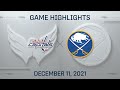 NHL Highlights | Capital vs. Sabres - Dec 11, 2021