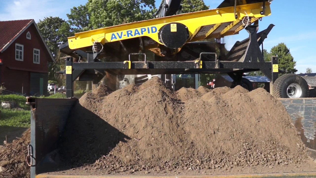 AV RAPID siktverk/sorteringsverk med TEREX TW110