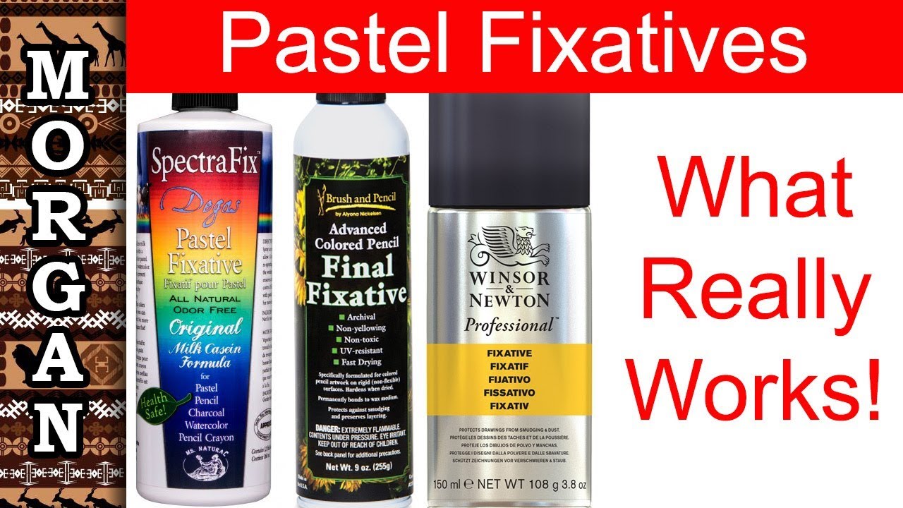 PASTEL FIXATIVE Spray review - soft pastel : pastel pencil