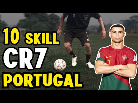 10 SKILL CRISTIANO RONALDO DI TIMNAS PORTUGAL | TRIK GOCEKAN SEPAK BOLA