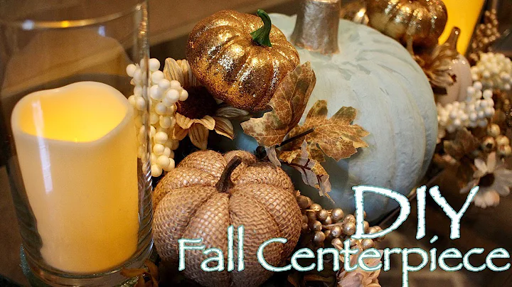 DIY Fall Centerpiece - Dollar Tree