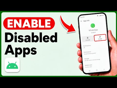 How to Enable Disabled Apps on Android (Fast Fix)