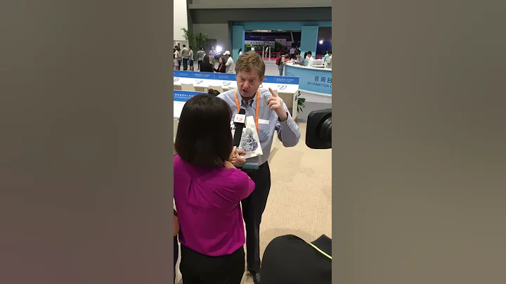 John Kirton doing a TV interview