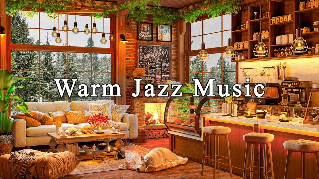 Jazz Relaxing Music for Studying, Stress Relief ☕ Cozy Coffee Shop Ambience & Soothing Jazz Musi