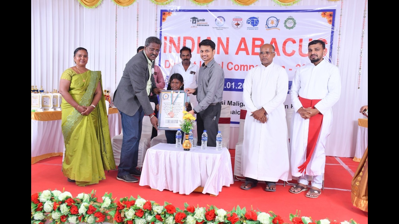 Aparna G Creates World Record | Abacus Multitasking | India Pride World Records 2025