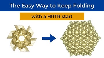An alternate repetition style for HRTR centers in origami tessellations