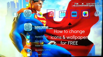 How to change Icons & your wallpaper for FREE on PS3 (2016)!
