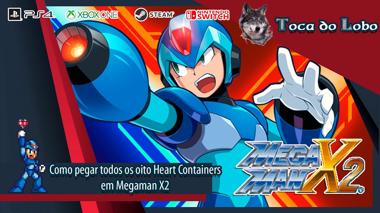 Mega Man X2 (PC/PS4/XONE/Switch) Localização de todos os corações