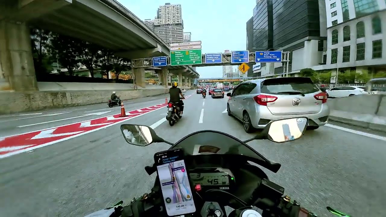 Yamaha R15 V3 | Ukay Bistari to Bangsar South | POV