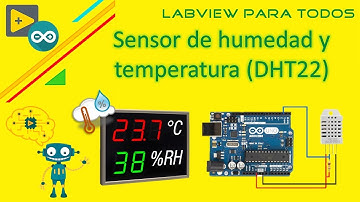 Sensor de Humedad y Temperatura (DHT22) con LabVIEW y Arduino