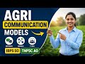 Communication in Agricultural Extension | Models, Types & Extension Methods | IBPS SO | TNPSC AO