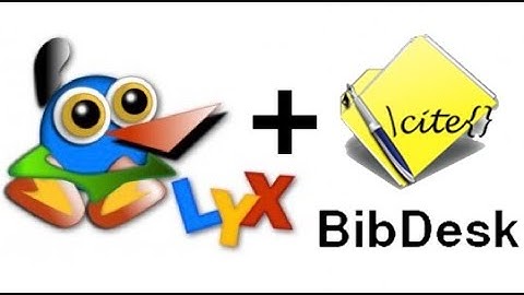 BibDesk + LyX