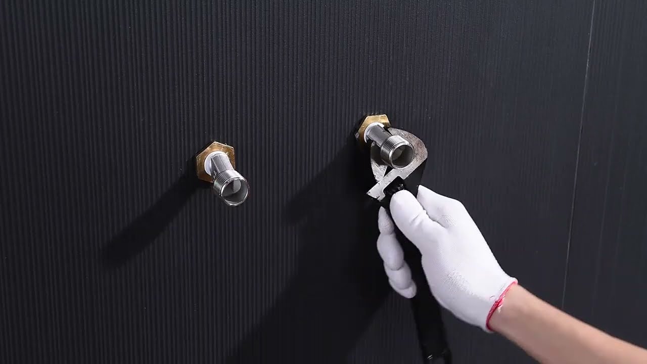 HOMELODY Duschsystem Schwarz Installation | Thermostat Regendusche montieren | Modell E02012102