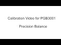 PGB3001 - Calibration