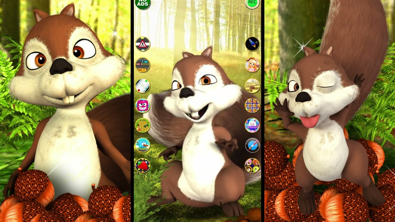 Talking James Squirrel Funny Game With More Than 30 Games YouTube