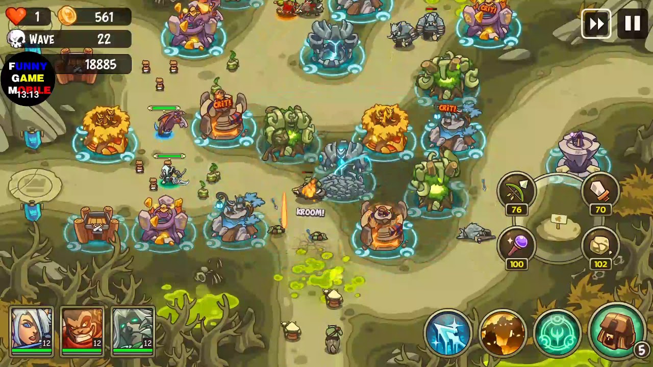 FGMobile - Empire Warriors TD: War Of Heroes - Tournament ( Wave 33 )