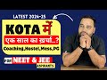 Kota में Study का yearly & Monthly Expenses For IIT-JEE/ NEET Aspirants | Akhilesh Dixit kota