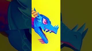 Make a #dragonpuppet with printable template at happythought.co.uk #paperdragon #handpuppet diy