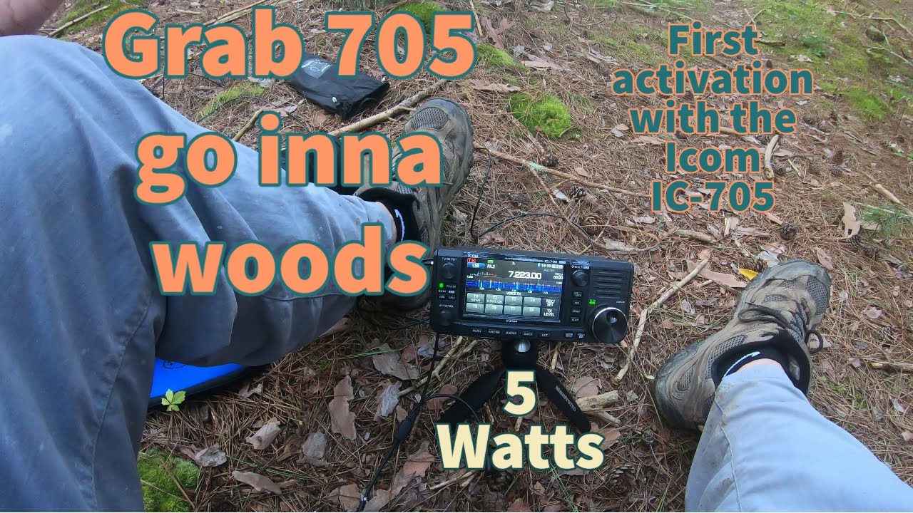 First POTA with the ICOM IC-705 - YouTube